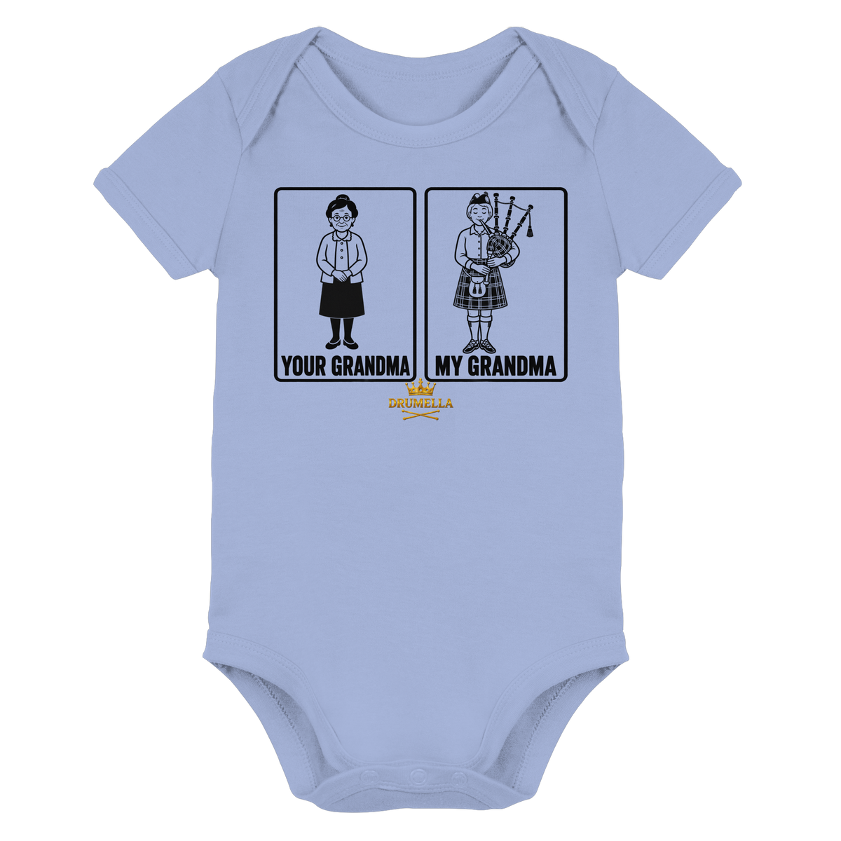 Your Grandma - My Grandm - Dudelsack - Baby Bodysuit - Drumella