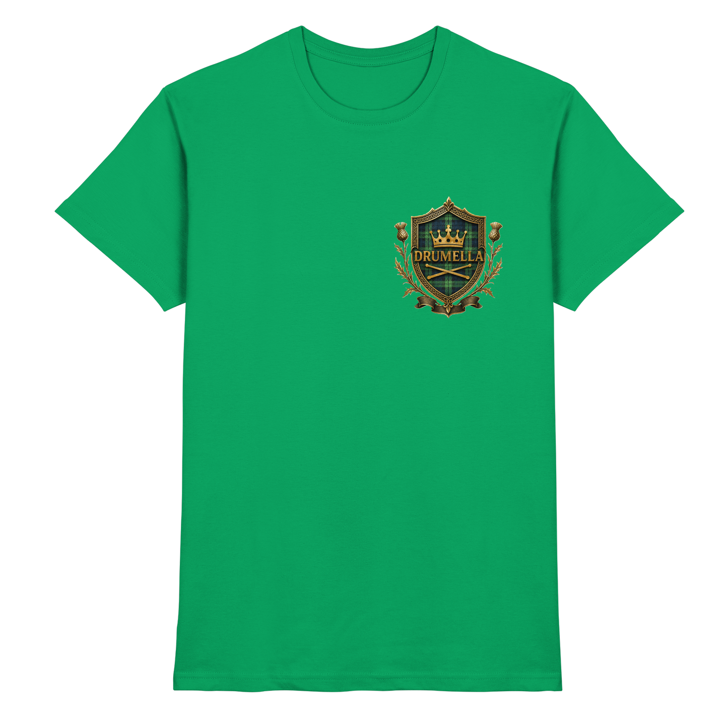 Nobles Scottish Crest – Drumella T-Shirt - Premium Shirt