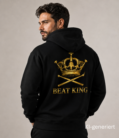 Herren Drumella Hoodie mit BEAT-KING Aufdruck - Organic Basic Hoodie