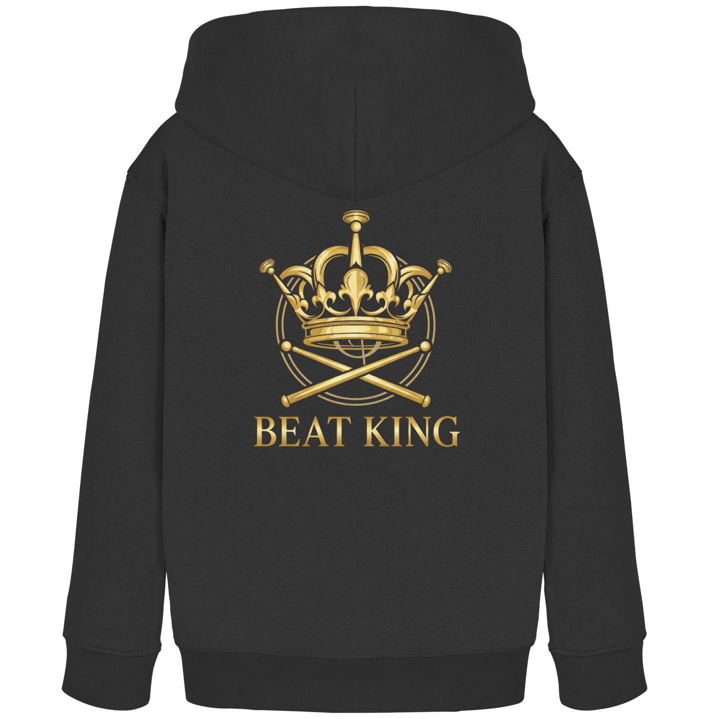 Drumella Kinderhoodie – Beat King - Kids Organic Hoodie