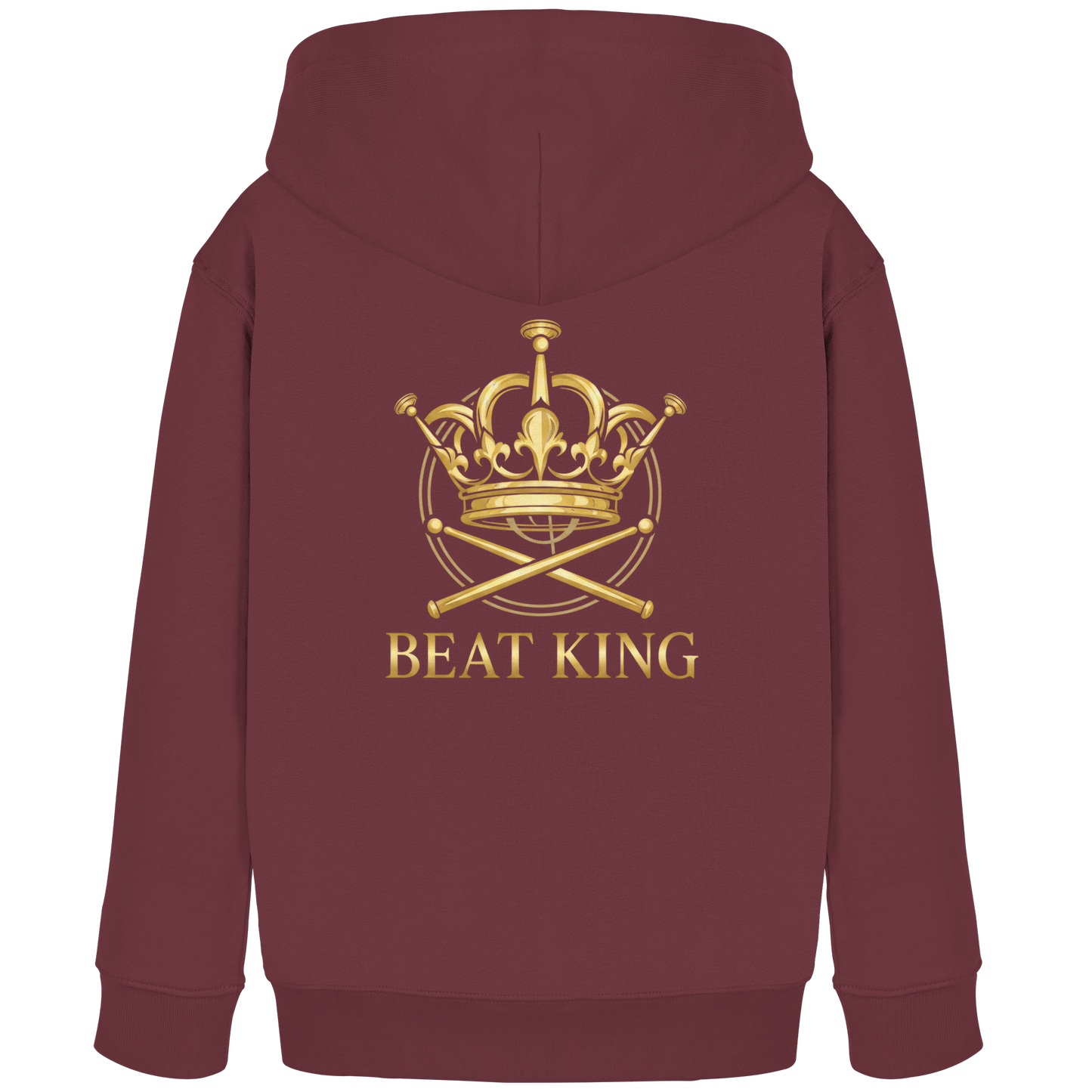 Drumella Kinderhoodie – Beat King - Kids Organic Hoodie