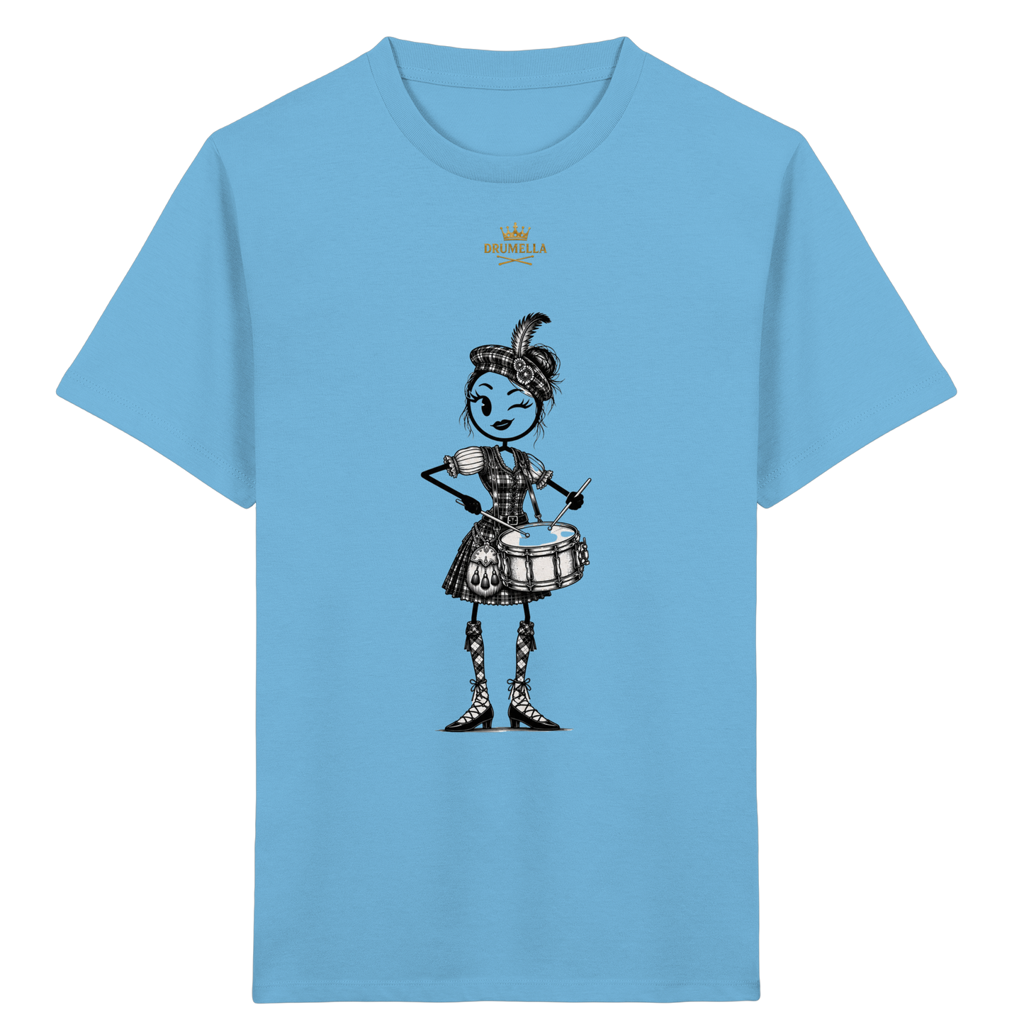 Drumella Kinder-T-Shirt – Kleine Drummer, großer Auftritt - Kids Organic Shirt