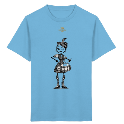 Drumella Kinder-T-Shirt – Kleine Drummer, großer Auftritt - Kids Organic Shirt