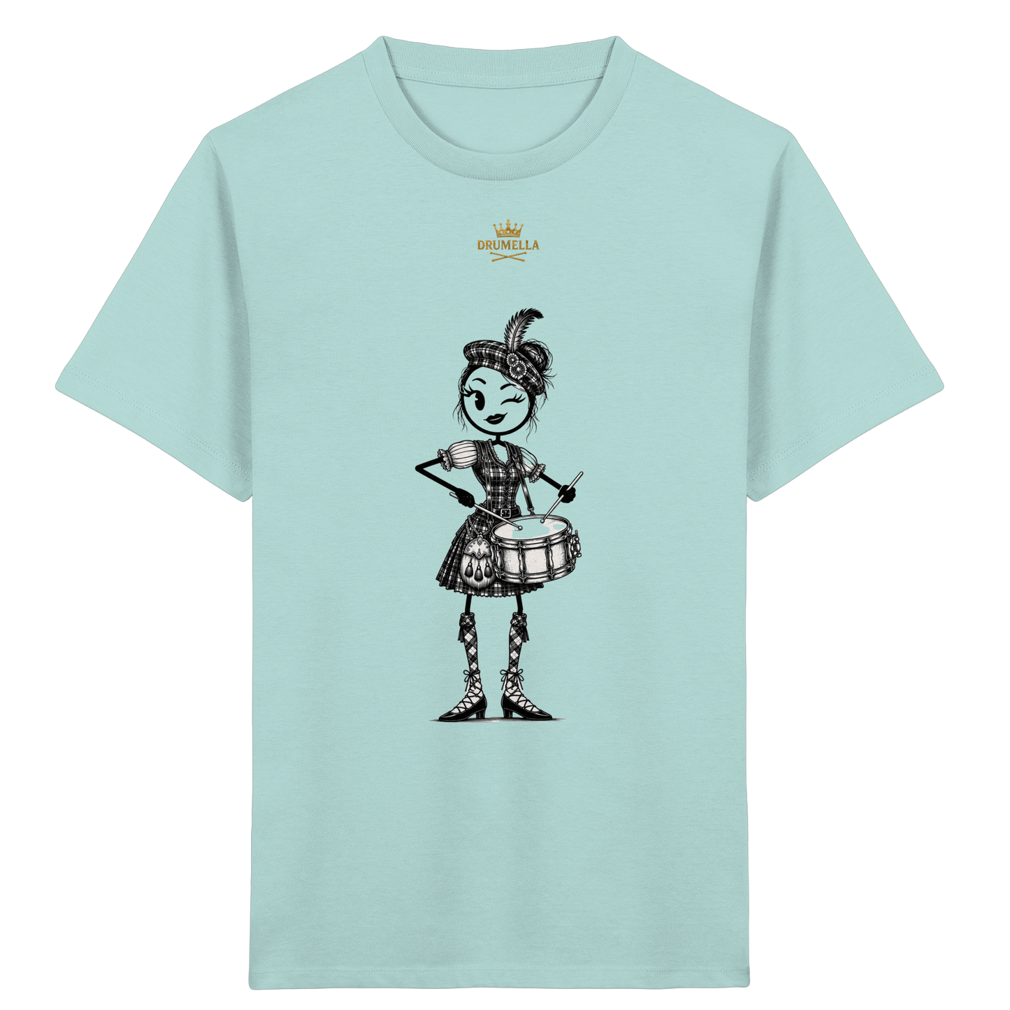 Drumella Kinder-T-Shirt – Kleine Drummer, großer Auftritt - Kids Organic Shirt