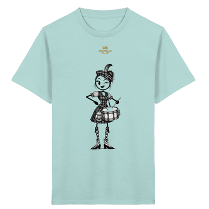 Drumella Kinder-T-Shirt – Kleine Drummer, großer Auftritt - Kids Organic Shirt