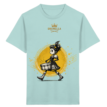Drumella Kinder-T-Shirt – Drummer Girl - Kids Organic Shirt