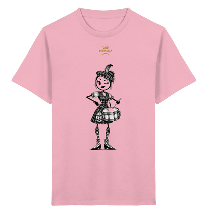 Drumella Kinder-T-Shirt – Kleine Drummer, großer Auftritt - Kids Organic Shirt