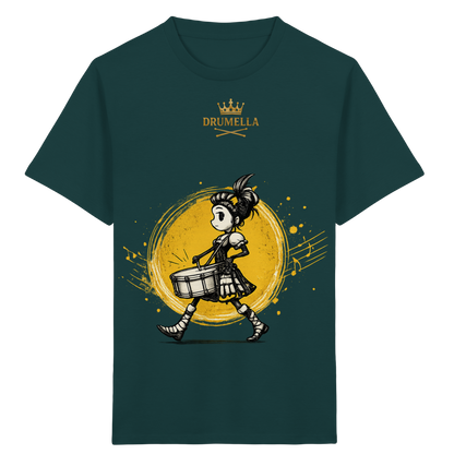 Drumella Kinder-T-Shirt – Drummer Girl - Kids Organic Shirt