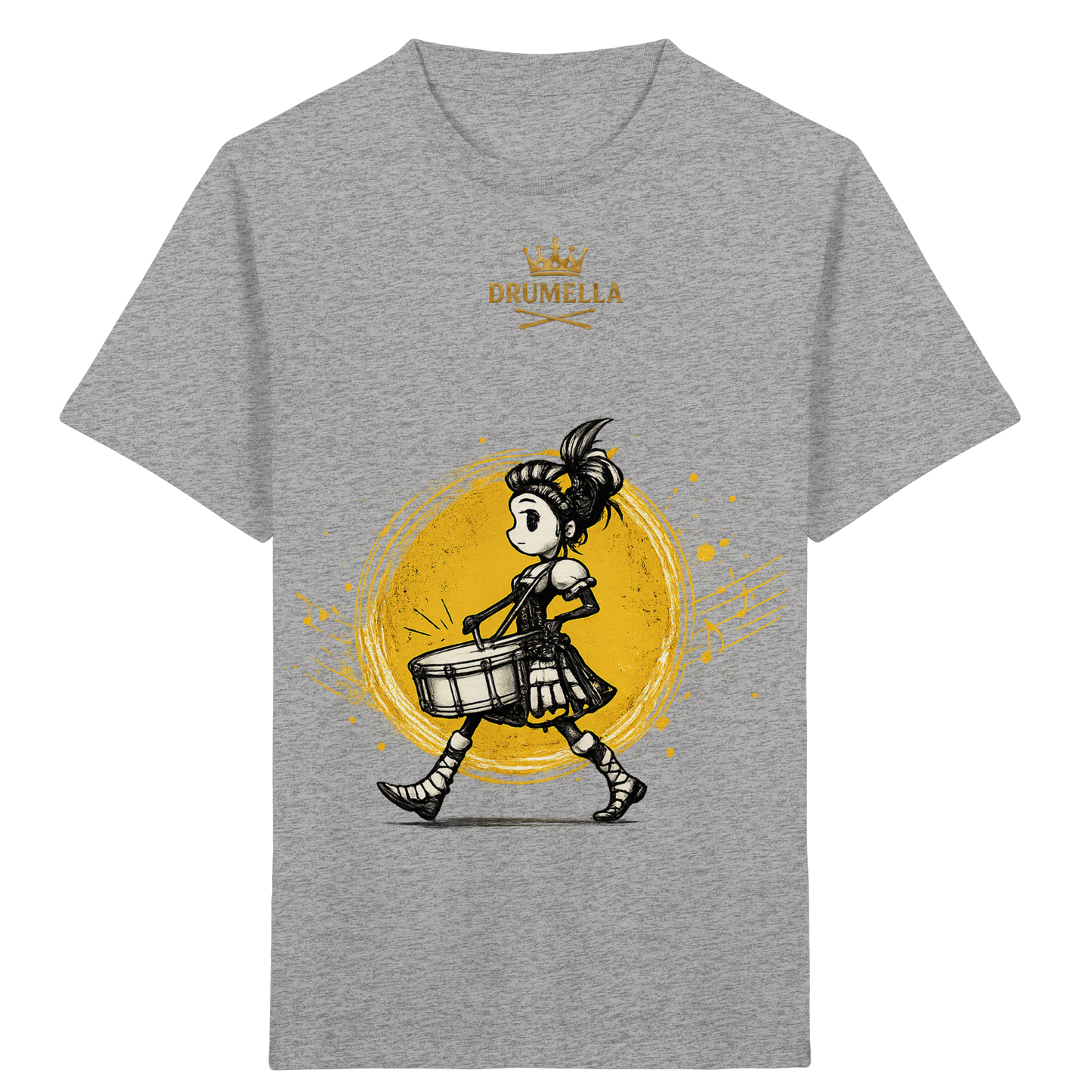 Drumella Kinder-T-Shirt – Drummer Girl - Kids Organic Shirt