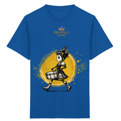 Drumella Kinder-T-Shirt – Drummer Girl - Kids Organic Shirt