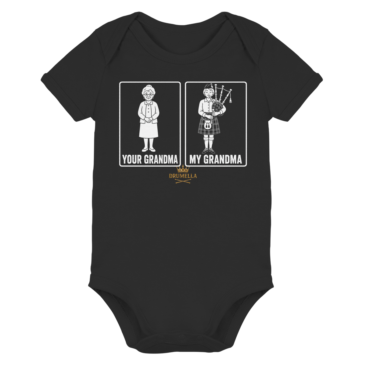 Your Grandma - My Grandm - Dudelsack - Baby Bodysuit - Drumella