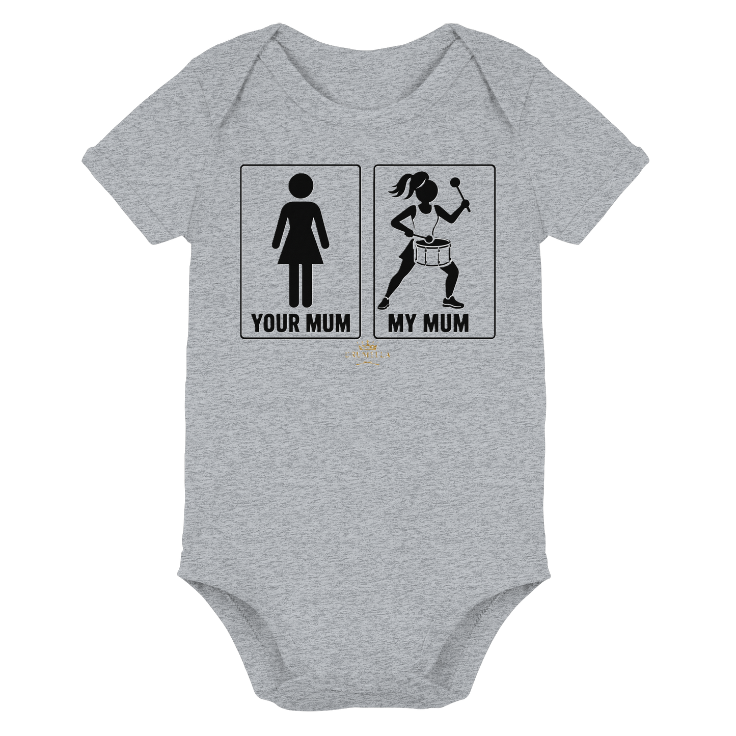 Drumella „Your Mum – My Mum“ Babybody - Organic Baby Bodysuit