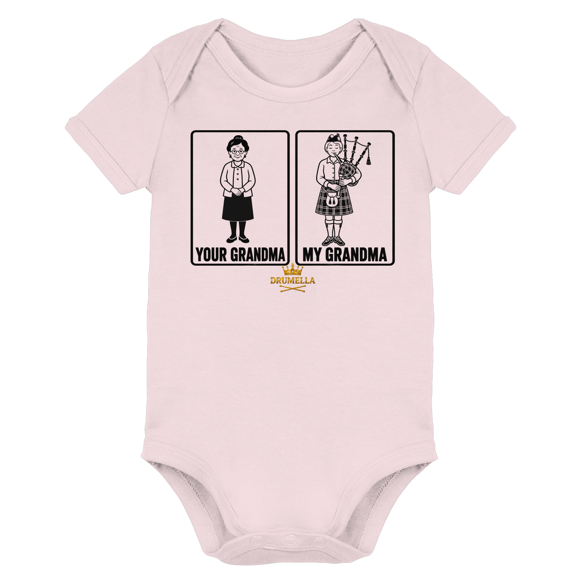 Your Grandma - My Grandm - Dudelsack - Baby Bodysuit - Drumella