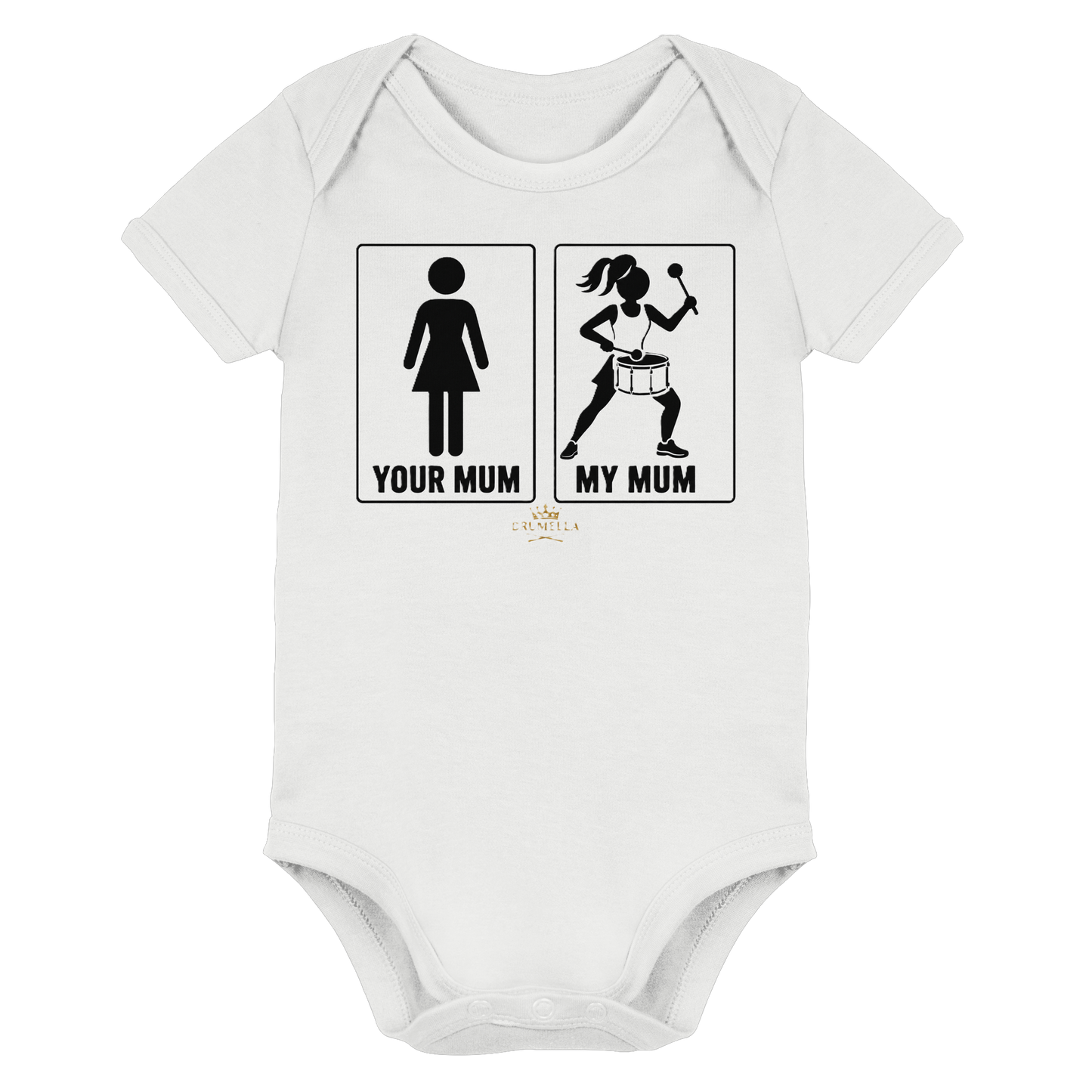 Drumella „Your Mum – My Mum“ Babybody - Organic Baby Bodysuit