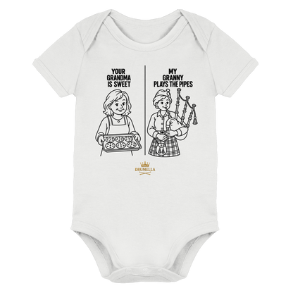 My Granny plays the Pipes - Dudelsack - Baby Bodysuit - Drumella