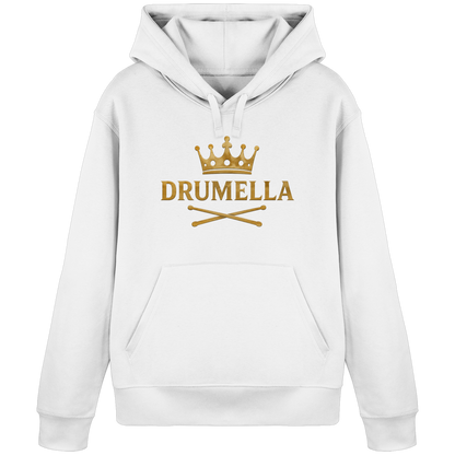 Damen Hoodie mit goldenem Drumella Logo - Organic Basic Hoodie