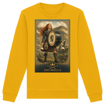 Drumella Damen-Sweatshirt – Highland Base Drummerin - Organic Basic Unisex Sweatshirt
