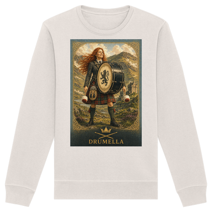 Drumella Damen-Sweatshirt – Highland Base Drummerin - Organic Basic Unisex Sweatshirt