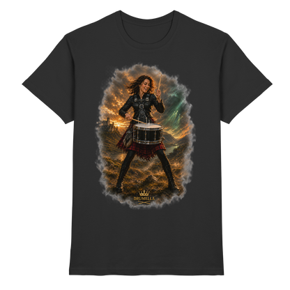 Rockige Snare-Drummerin – Drumella T-Shirt - Premium Shirt