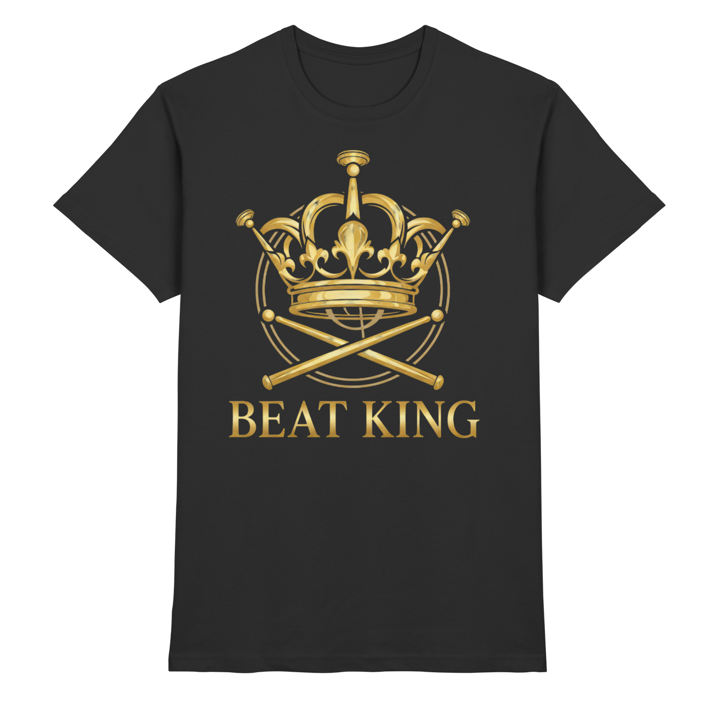 Kurzarm Herren Drumella T-Shirt mit BEAT-KING Aufdruck - Premium Shirt