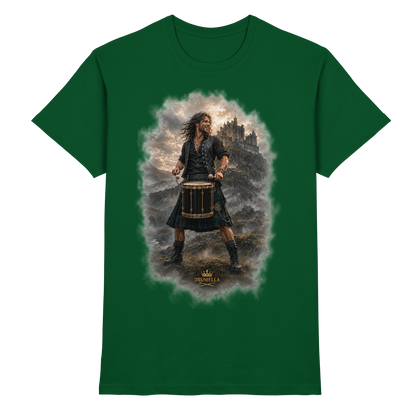 Drumella T-Shirt - Rockiger Tenor-Drummer - Premium Shirt