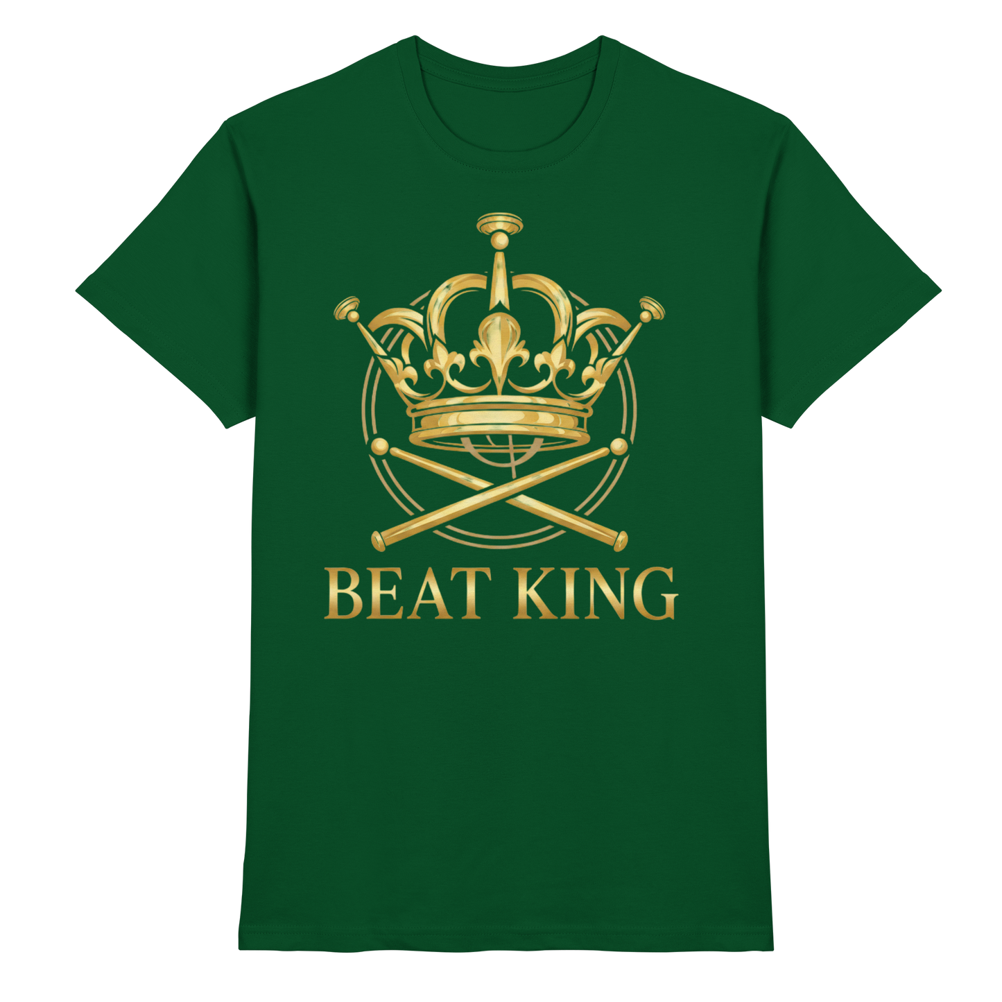 Kurzarm Herren Drumella T-Shirt mit BEAT-KING Aufdruck - Premium Shirt