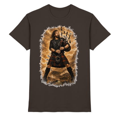 Drumella „Highland Rock“ Dudelsack-T-Shirt - Premium Shirt