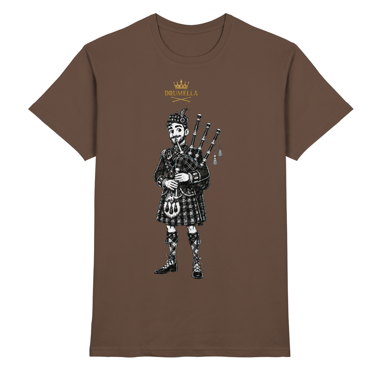 „Scottish Bagpipe Player“ – Herren - Drumella - Premium Shirt