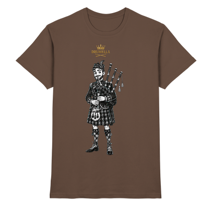 „Scottish Bagpipe Player“ – Herren - Drumella - Premium Shirt