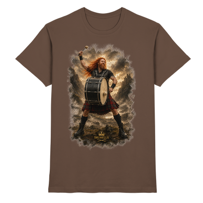 Rockiger Base Drummer - Damen - Herren - T-Shirt - Drumella