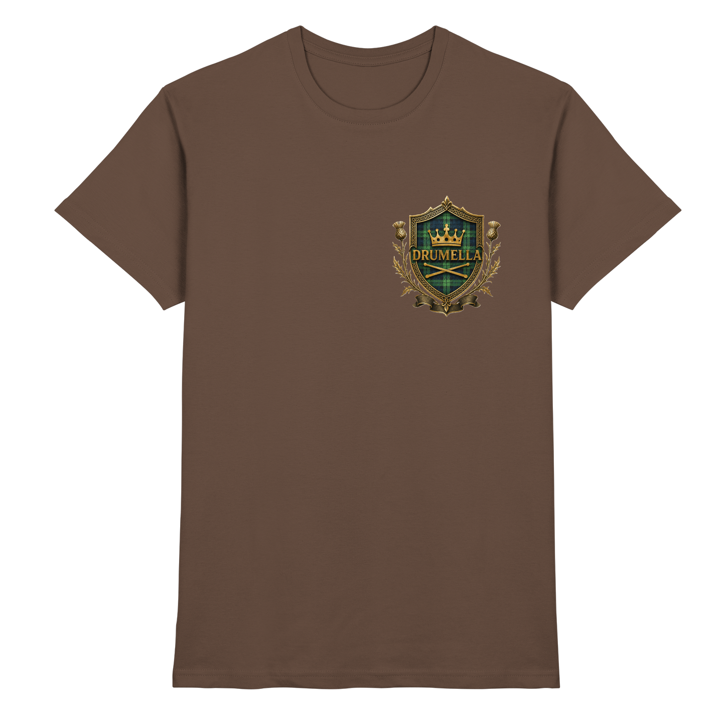 Nobles Scottish Crest – Drumella T-Shirt - Premium Shirt