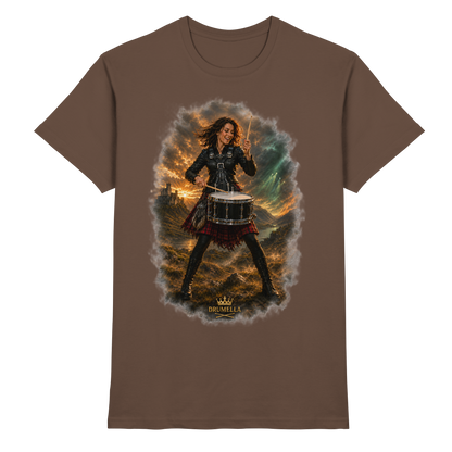Rockige Snare-Drummerin – Drumella T-Shirt - Premium Shirt