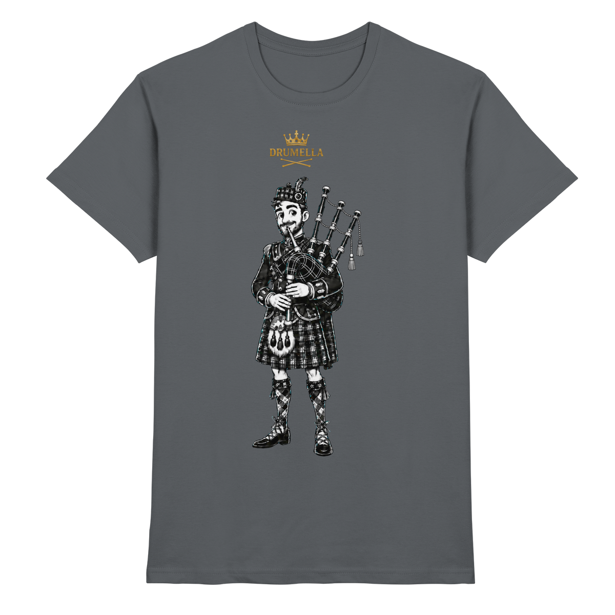 „Scottish Bagpipe Player“ – Herren - Drumella - Premium Shirt
