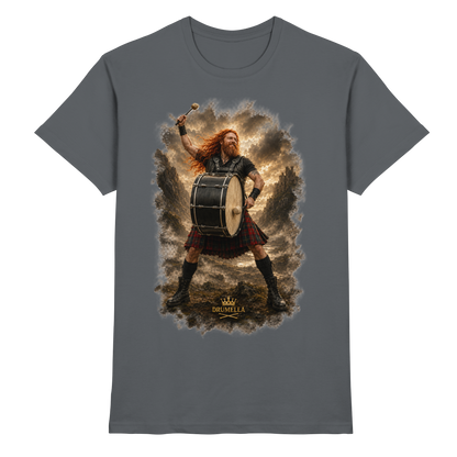 Rockiger Base Drummer - Damen - Herren - T-Shirt - Drumella