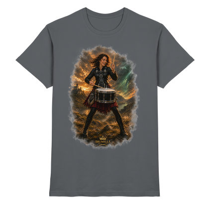 Rockige Snare-Drummerin – Drumella T-Shirt - Premium Shirt