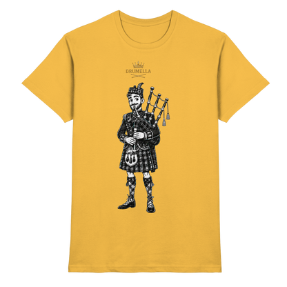 „Scottish Bagpipe Player“ – Herren - Drumella - Premium Shirt