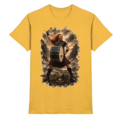 Rockiger Base Drummer - Damen - Herren - T-Shirt - Drumella