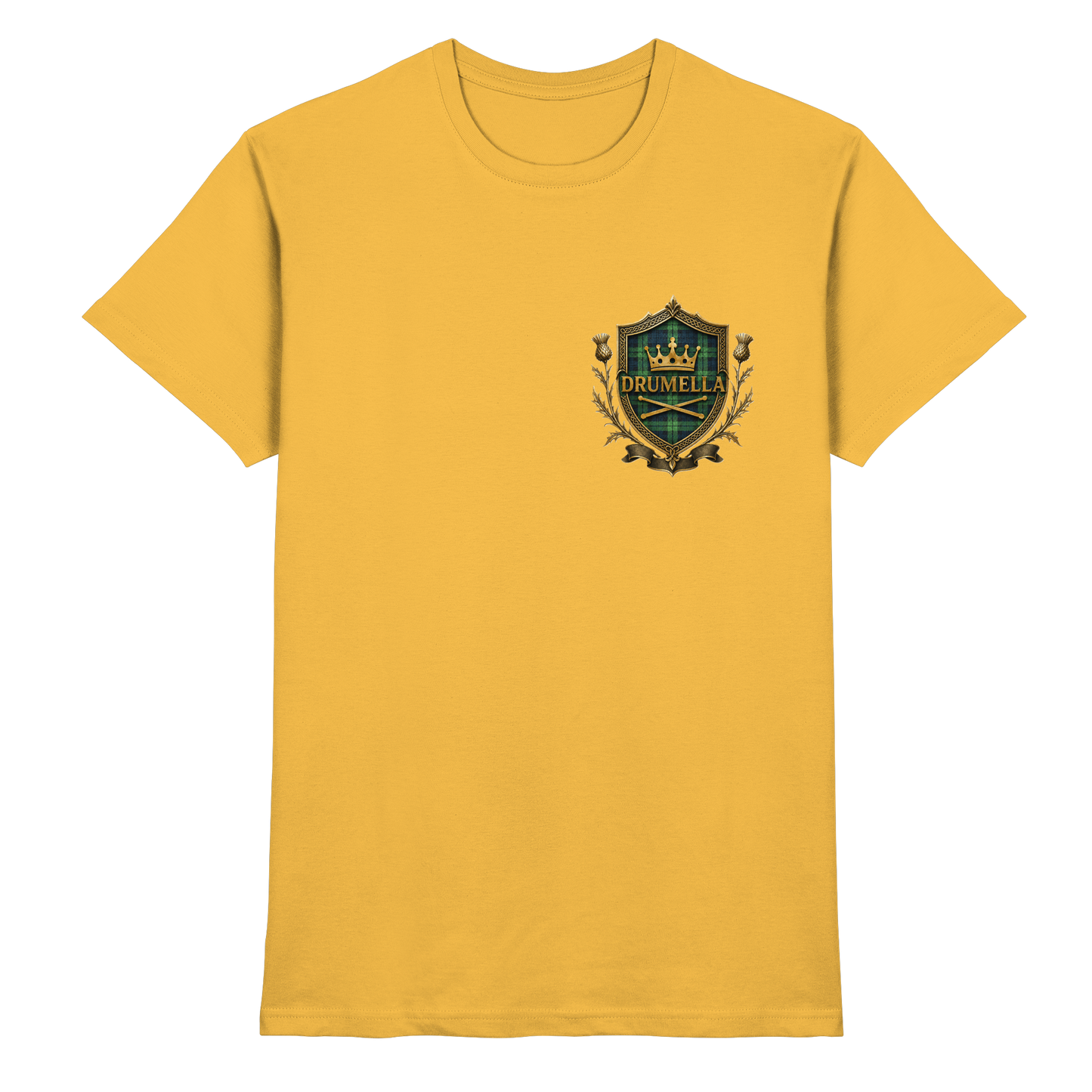 Nobles Scottish Crest – Drumella T-Shirt - Premium Shirt