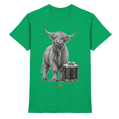 Highland Cow & Tenor Drum – Drumella T-Shirt - Premium Shirt