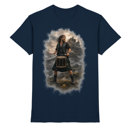 Drumella T-Shirt - Rockiger Tenor-Drummer - Premium Shirt