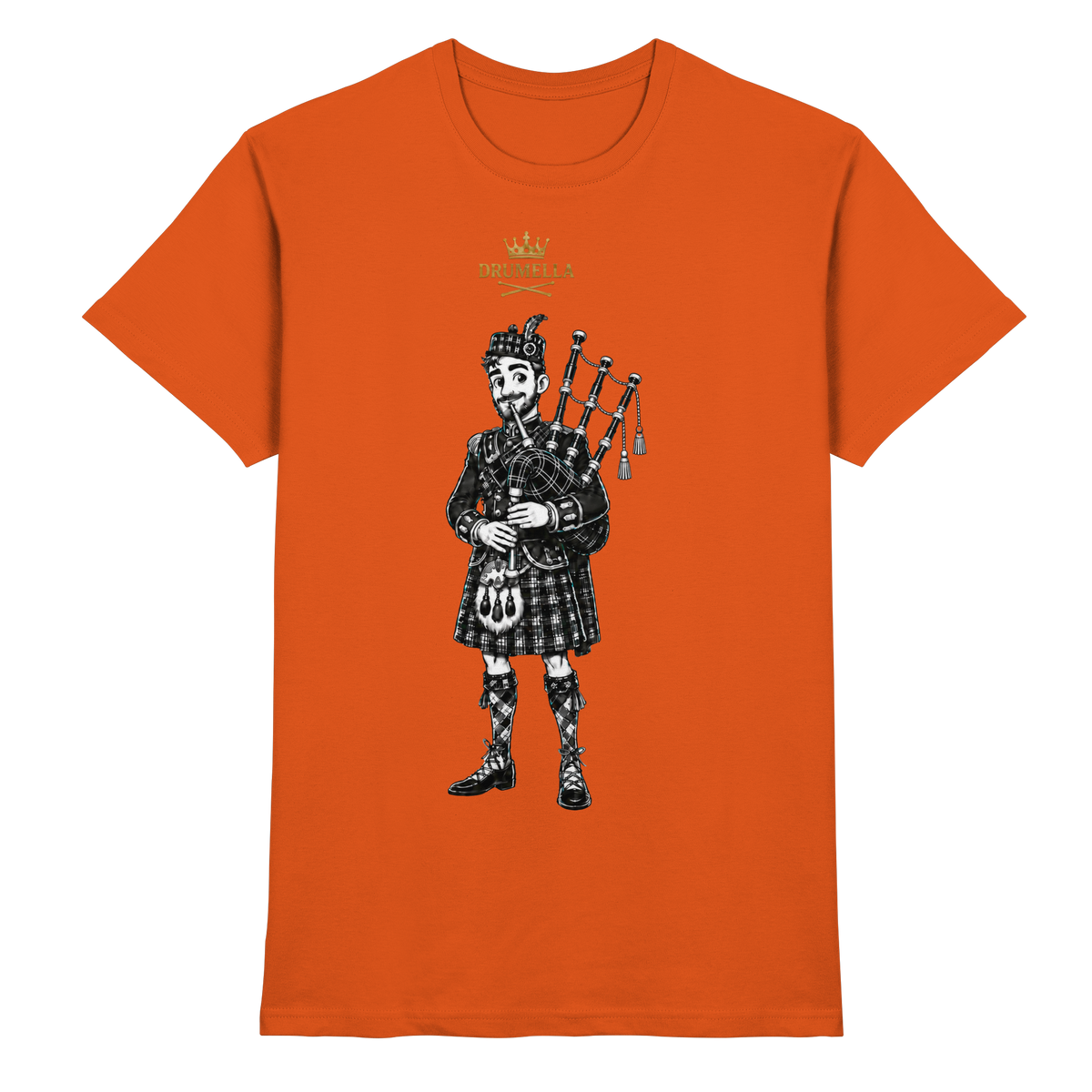 „Scottish Bagpipe Player“ – Herren - Drumella - Premium Shirt