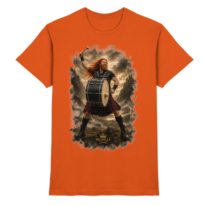 Rockiger Base Drummer - Damen - Herren - T-Shirt - Drumella