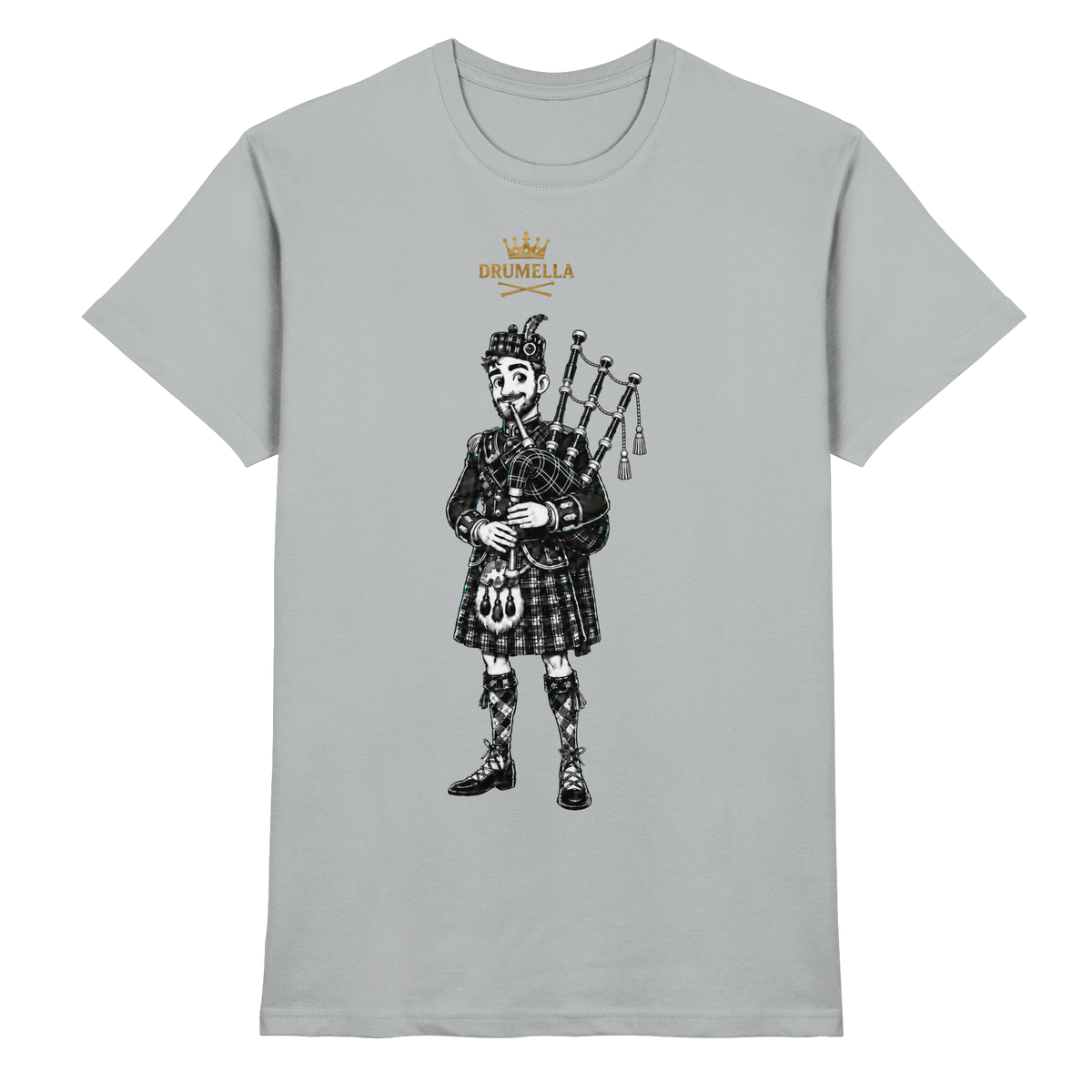 „Scottish Bagpipe Player“ – Herren - Drumella - Premium Shirt