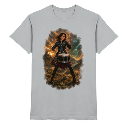 Rockige Snare-Drummerin – Drumella T-Shirt - Premium Shirt