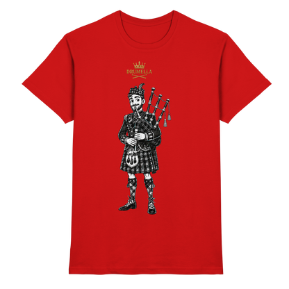 „Scottish Bagpipe Player“ – Herren - Drumella - Premium Shirt