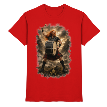 Rockiger Base Drummer - Damen - Herren - T-Shirt - Drumella