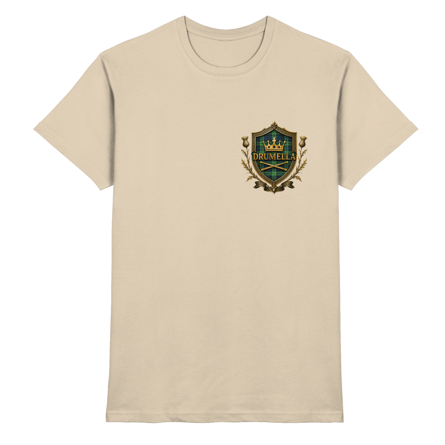 Nobles Scottish Crest – Drumella T-Shirt - Premium Shirt