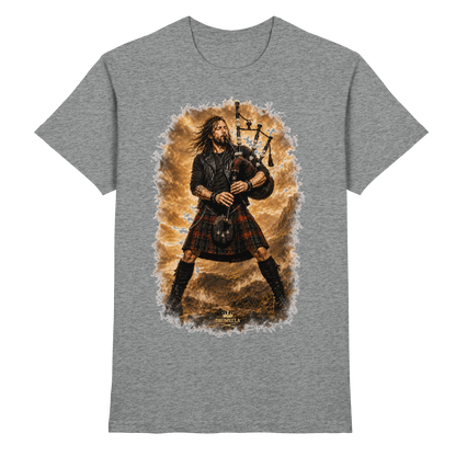 Drumella „Highland Rock“ Dudelsack-T-Shirt - Premium Shirt