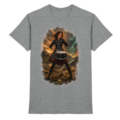 Rockige Snare-Drummerin – Drumella T-Shirt - Premium Shirt