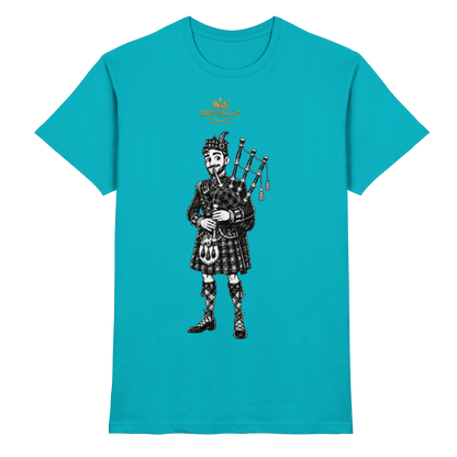 „Scottish Bagpipe Player“ – Herren - Drumella - Premium Shirt